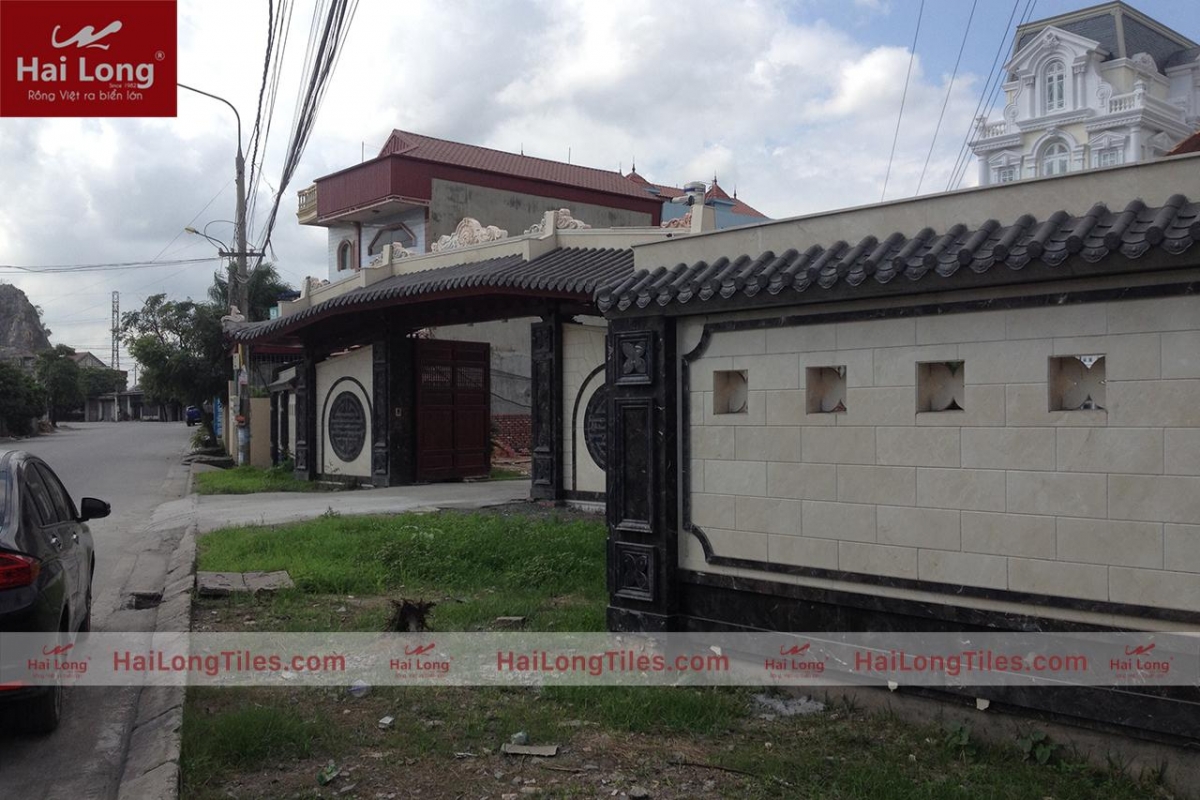 ngói lợp cổng phong cách nhật bản hàn quốc