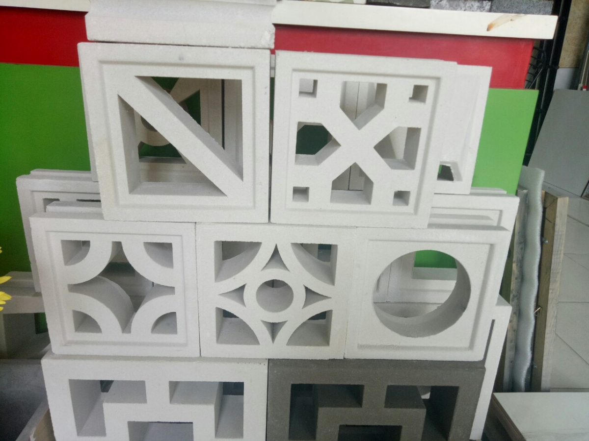 gạch bông gió xi măng