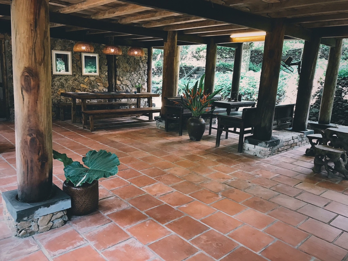 Gạch lát nền cổ Bát Tràng