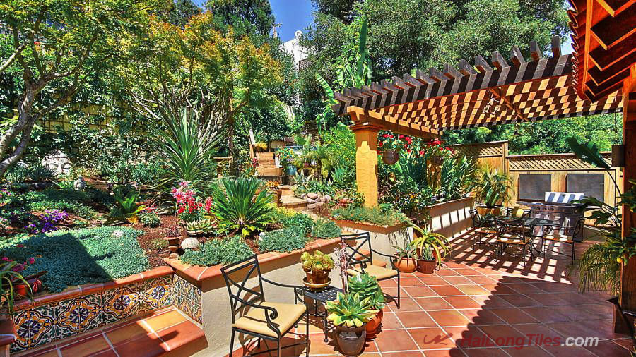 gạch lót sân vườn