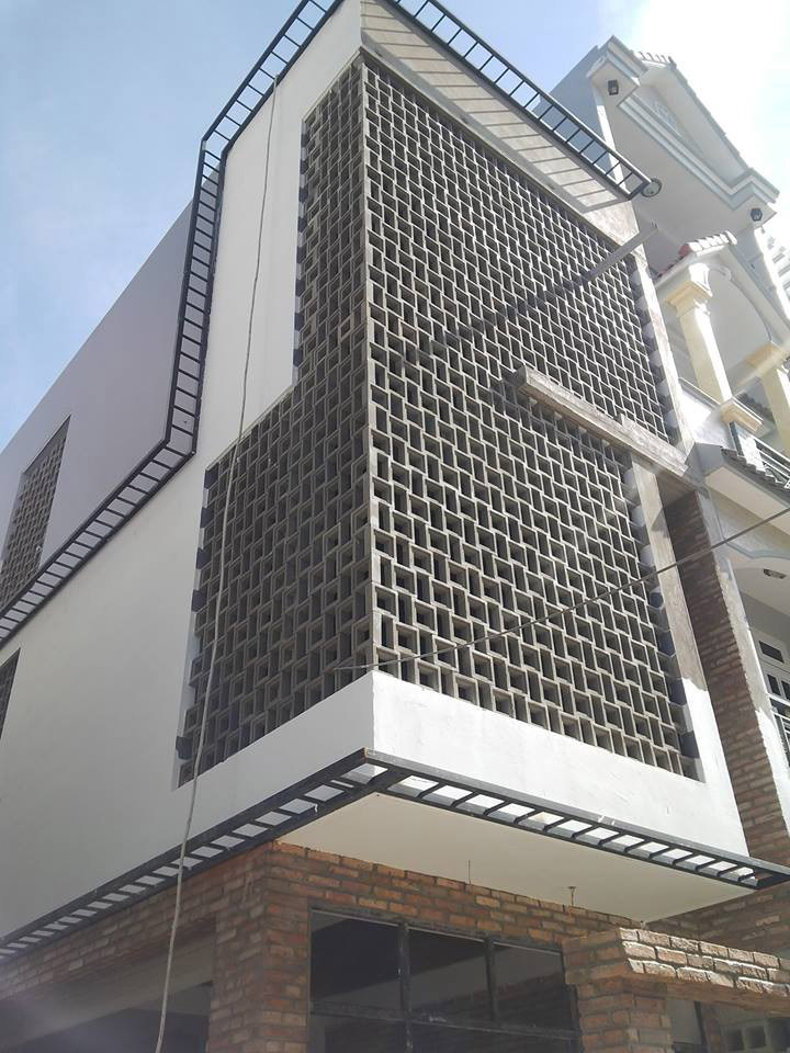 gạch bông gió mặt tiền