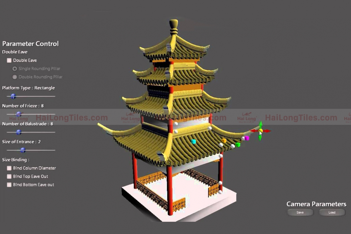 ngoi am duong Hai Long - sketchup