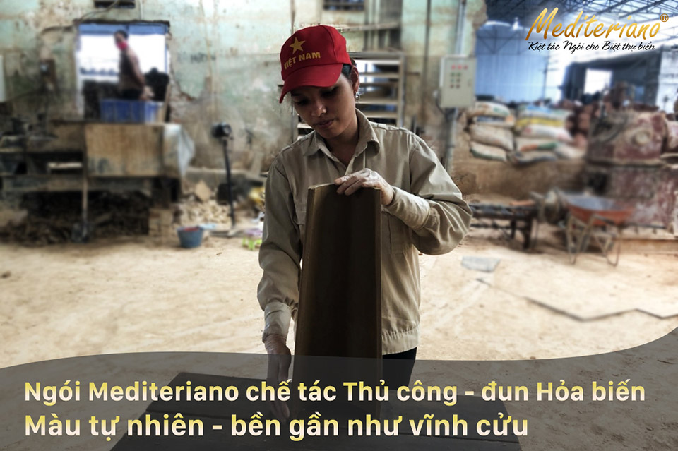 chế tác thủ công ngói mediteriano