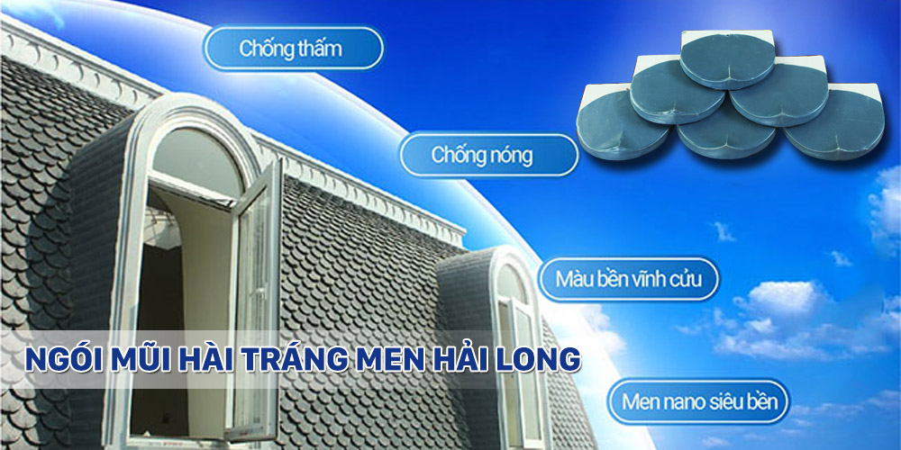 ngói mũi hài tráng men Hải Long
