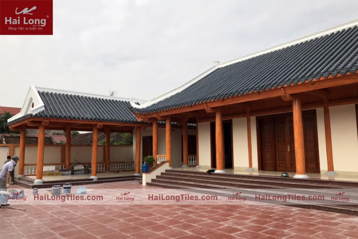 ngói lợp nhà thờ dòng họ