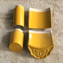 ngói âm dương men vàng gold ngói âm dương men vàng gold