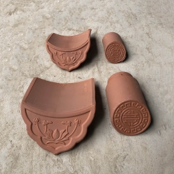 ngói âm dương đỏ đào