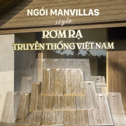 ngói phẳng manvillas rơm rạ