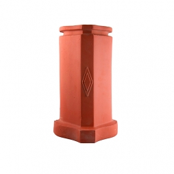 Ngói bò nóc đất nung chữ A cỡ đại