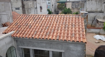 Ngói Địa Trung Hải lợp biệt thự tại Thái Nguyên (P1) hinh 5