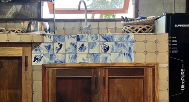 Gạch lát nền men cổ thủ công - Kiến trúc vintage - Dự án chị Thu tại Đà Lạt