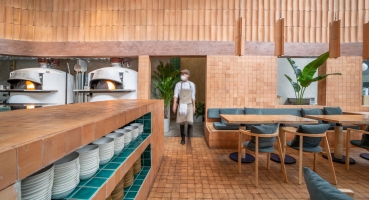 Dự án kiến trúc Pizza 4ps gạch & ngói ĐTH Mediteriano Hải Long