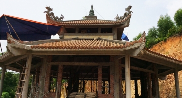 Ngói lợp Tịnh xá Liên hoa Bắc Giang hinh 1