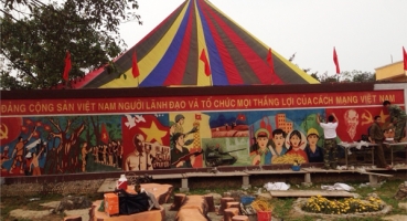 Tranh ghép chủ đề Cách mạng Việt Nam - Doanh trại Tăng Thiết Giáp hinh 3 Tranh ghép chủ đề Cách mạng Việt Nam - Doanh trại Tăng Thiết Giáp hinh 3