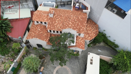 Ngói Địa Trung Hải ứng dụng biệt thự nhà phố sân vườn