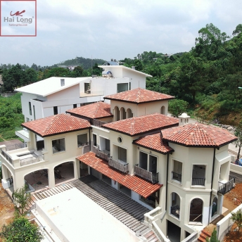 Biệt thự phong cách Địa Trung Hải tại Tam Đảo - Ngói Mediteriano Hải Long Tiles