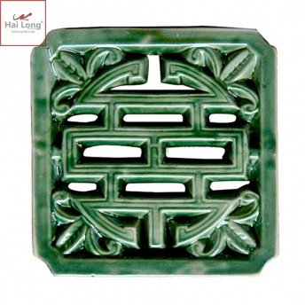 gạch thông gió chữ thọ tráng men