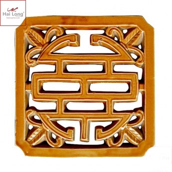 gạch chữ thọ tráng men