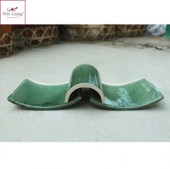 ngói âm dương màu xanh đồng cổ