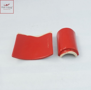 ngói sứ tráng men màu đỏ