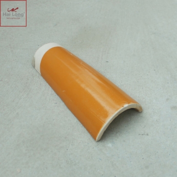 ngói âm dương men sứ vàng