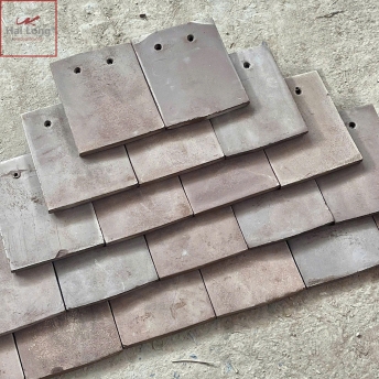 Ngói liệt nâu sành cổ kính 01