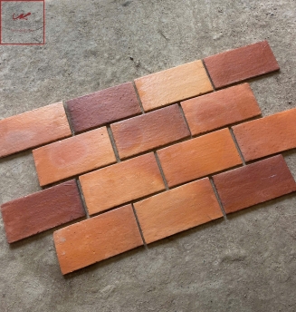 Gạch thẻ ốp tường gốm mộc - gạch thẻ Bát Tràng_4