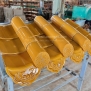 Ngói âm dương men vàng hổ phách
