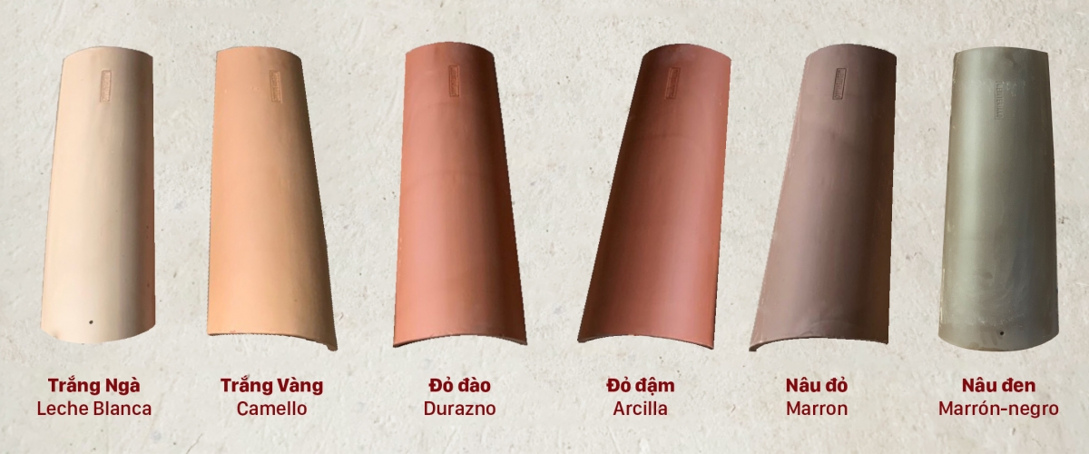 Tone màu ngói Địa Trung Hải